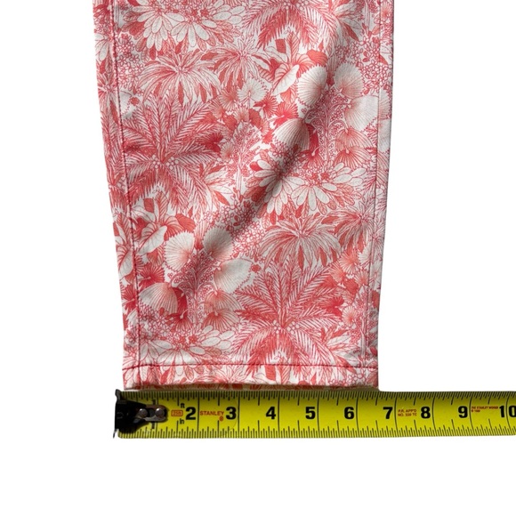 Tommy Bahama Boracay Beach High Rise Ankle Jeans Womens Sz 14 Floral Tropical - Picture 6 of 9